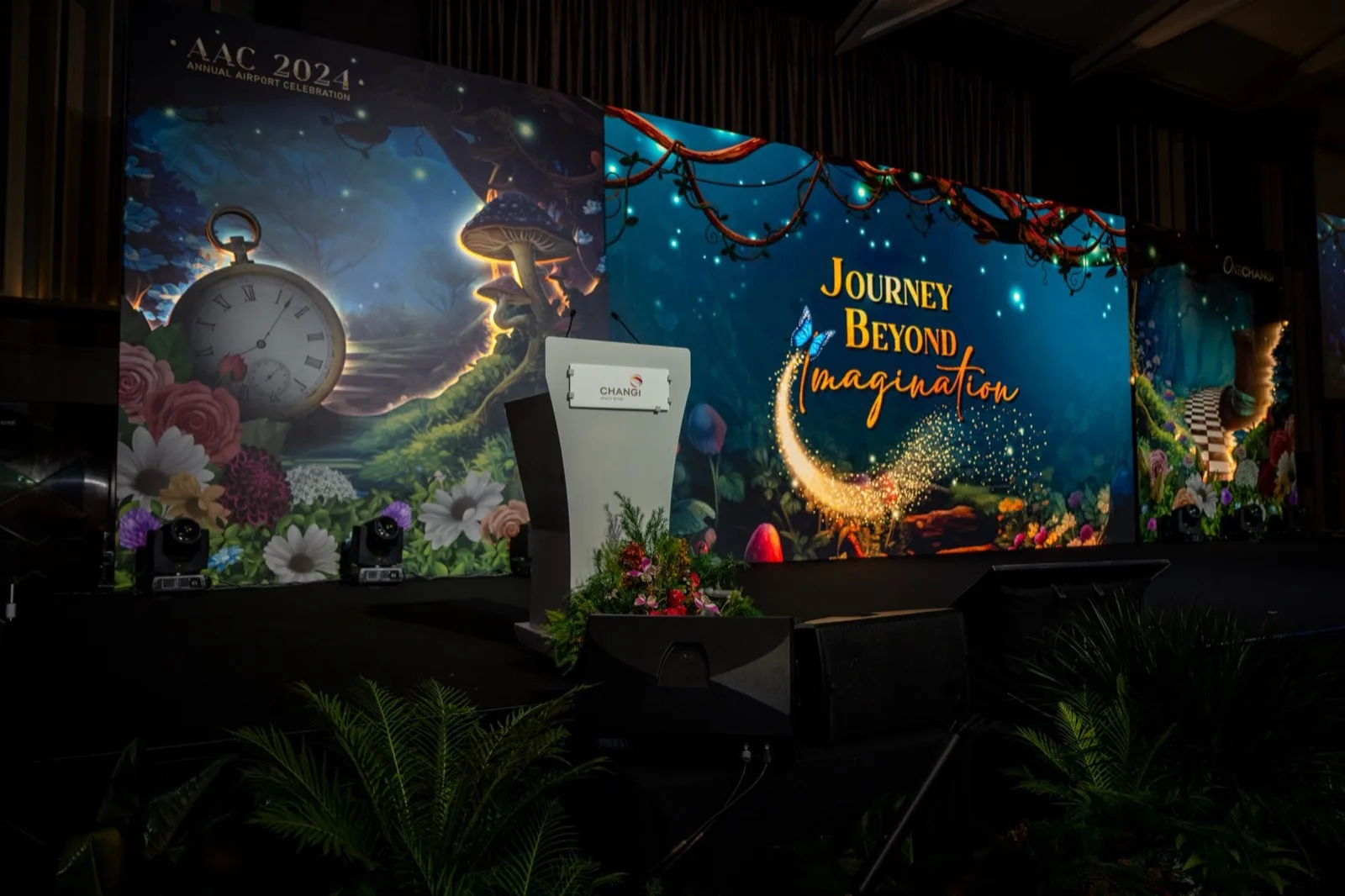 Journey Beyond Imagination stage at Annual Airport Celebration 2024