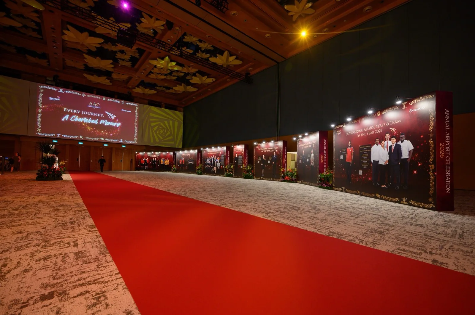 Annual Airport Celebration recognition gallery and red carpet