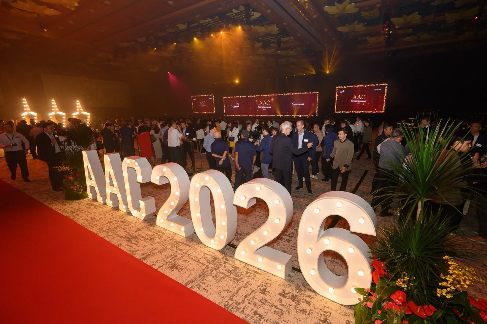 Celebration programme in progress on the main stage