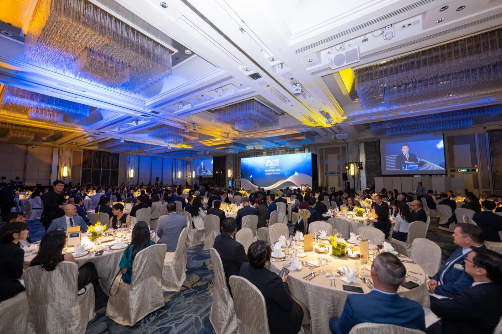 Audience seated in the Changi Airline Awards ballroom