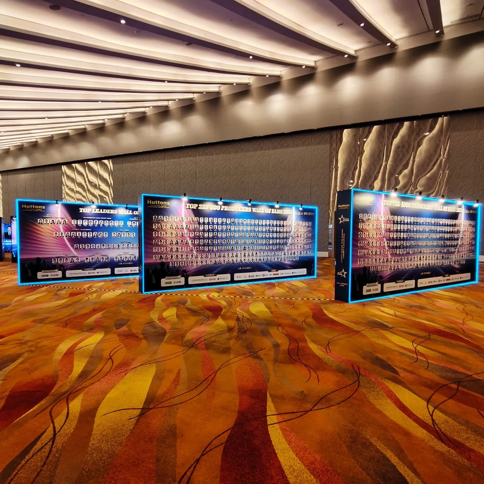 Huttons Wall of Fame displays