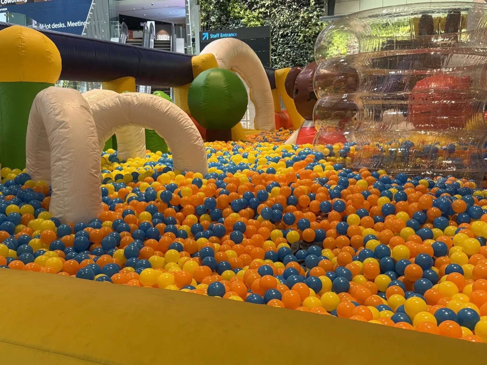 Colourful Miffy playground ball pit and obstacles