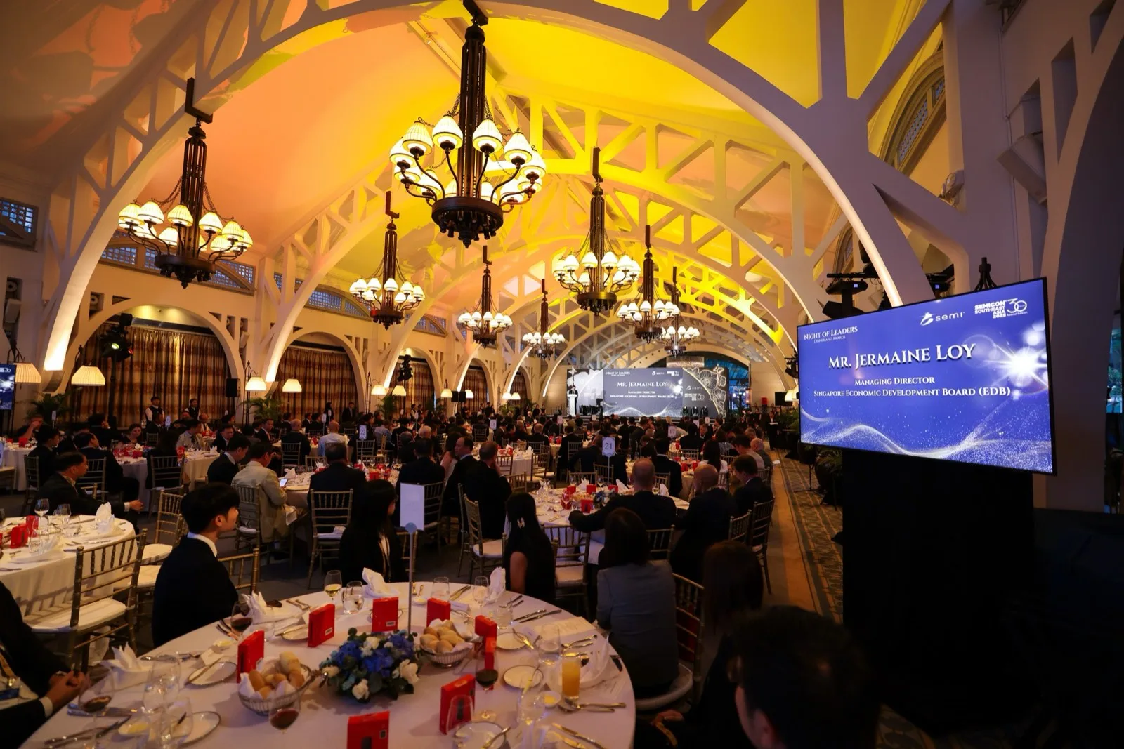Semicon Gala Dinner inside The Clifford Pier